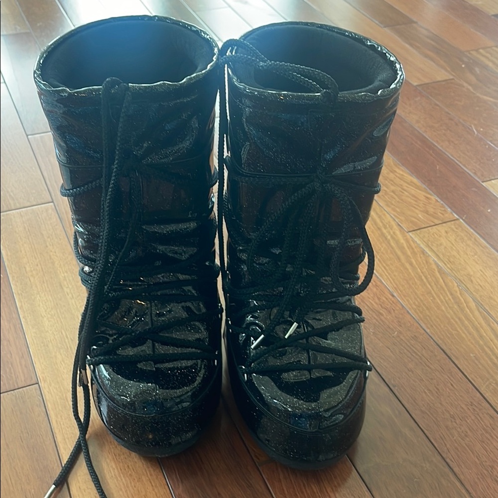 Moon Boot Black Mid-Calf Boots